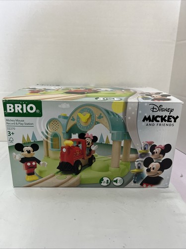 BRIO Mickey Mouse Record & Play Station 32270 for Wooden Train Set Open Box - Picture 2 of 11