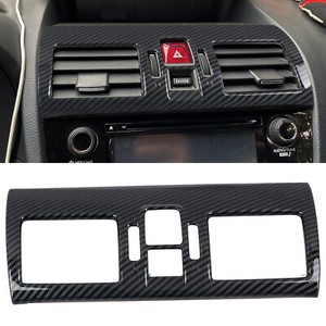 For Subaru Wrx Sti 15 19 Carbon Fiber Interior Middle Console Air Vent Cover Ebay