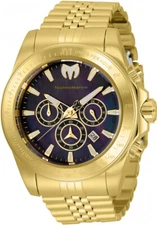TechnoMarine Grand Manta Ray Mens 47mm Black Mother Pearl Chrono Watch TM-220153