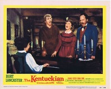 THE KENTUCKIAN Original US Lobby Card 5 Burt Lancaster Diana Lynn Walter Matthau