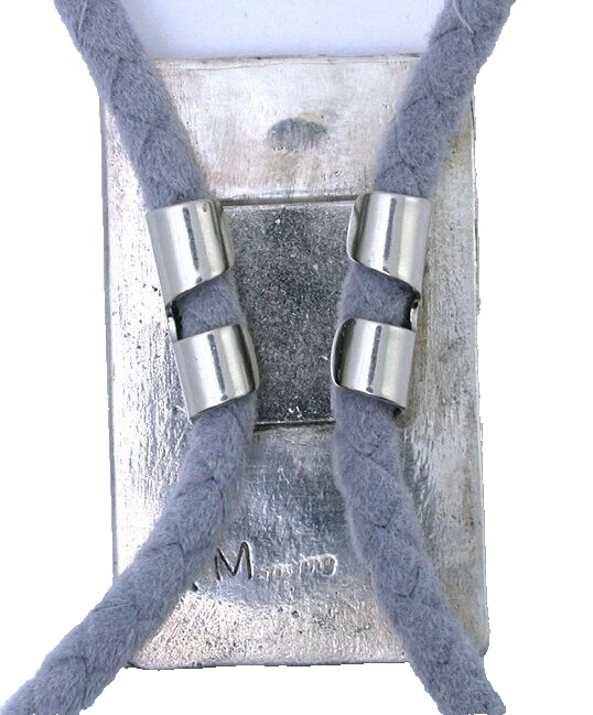 Cordón y punta Navajo 1 7/10 x 1 pulgada libélula esterlina petroglih bolo EBS8847 Foto 3 de 4