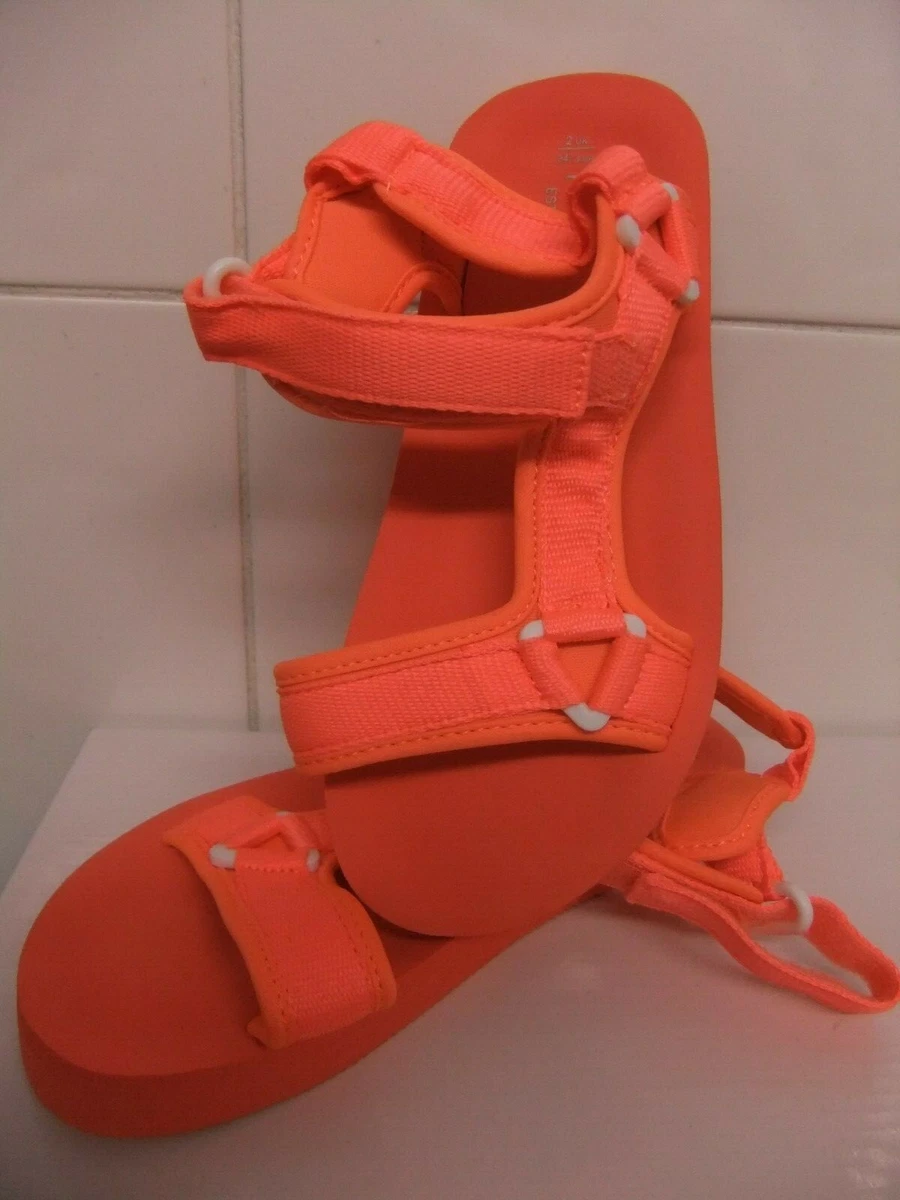 Bright hotsell orange sandals