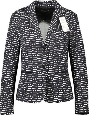 NEU! Marc Cain Damen Blazer N3 / 38 schwarz-weiß