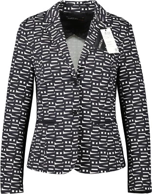 NEU! Marc Cain Damen Blazer N4 / 40 schwarz-weiß - Bild 1 von 4