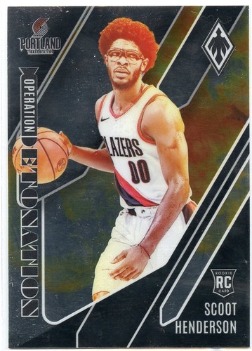 2023-24 Panini Phoenix SCOOT HENDERSON Operation Detonation RC #9 Blazers