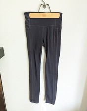 Athleta Activewear Pants Women's Small Dark Gray Stretch Skinny Yoga Pants 206