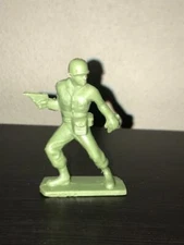 Tim-Mee GI - Officer with Pistol and Binoculars - 1950s - 1960s 60mm