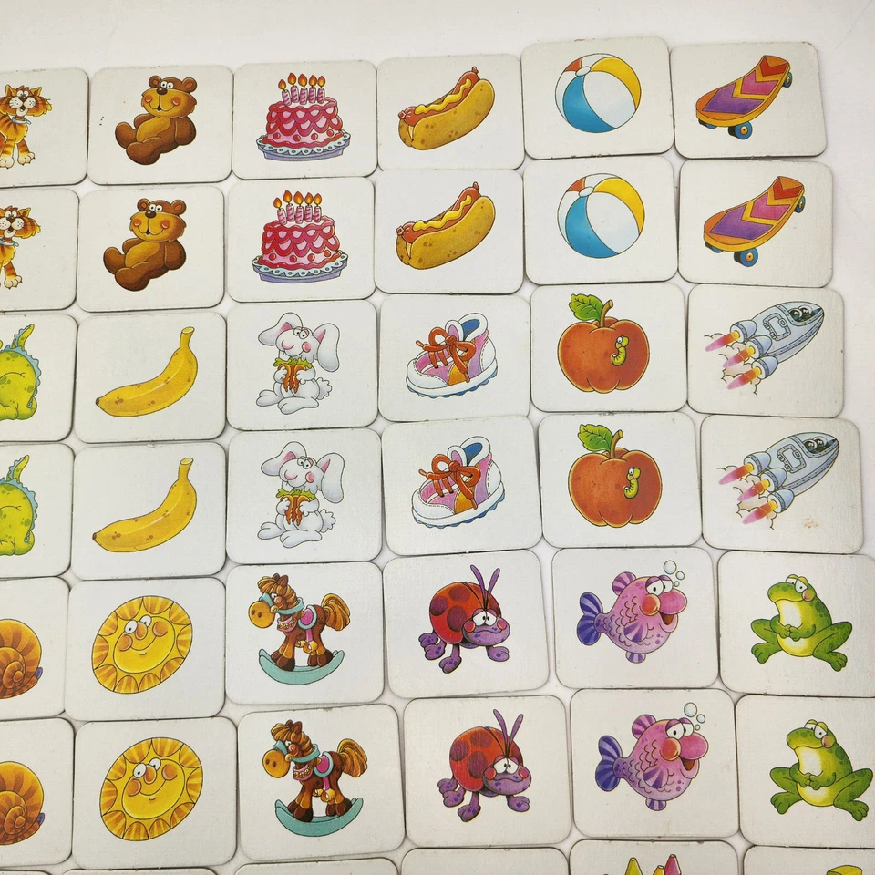 Vintage Original Memory Game 1996 Picture Cards 36 Pairs Replacement NO BOX - Image 3 of 4