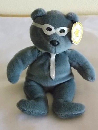 Will Smith Star #4 Grey Celebrity Bears  Bean Bag Plush
