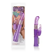 Cal Exotics Shane's World Jack Rabbit "G" Vibe Purple - Clitoral G-Spot Vibrator