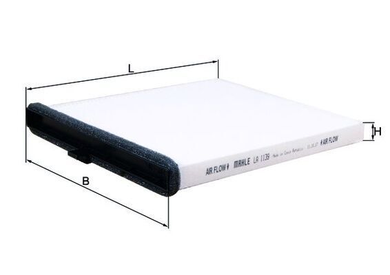 Mahle LA 1139 Filter, Innenraumluft-image