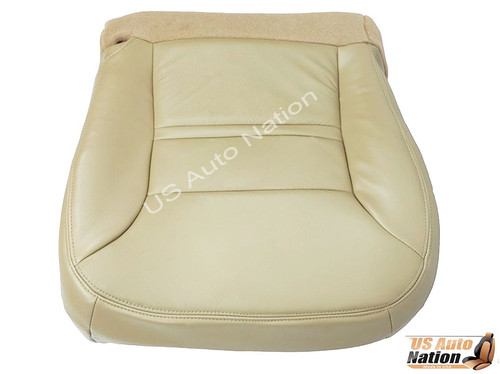2000 01 Ford Excursion Eddie Bauer Driver Side Replacement Bottom Seat Cover Tan - Picture 7 of 9