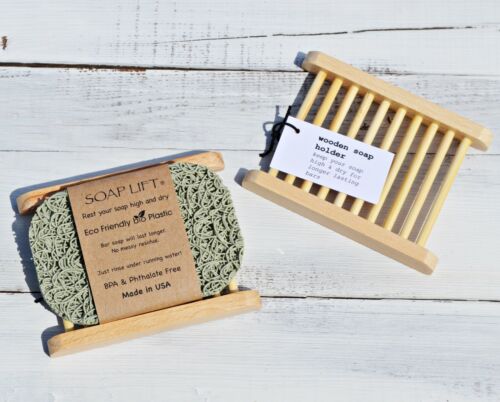 SOAP LIFT® plus support en bois (1 ensemble) écologique  - Photo 1/27