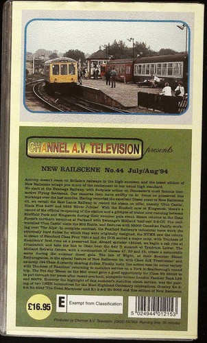 NEW RAILSCENE Complete Edition July/August 94 1994 RAILWAY VIDEO MAGAZINE#44 VHS - Picture 3 of 3
