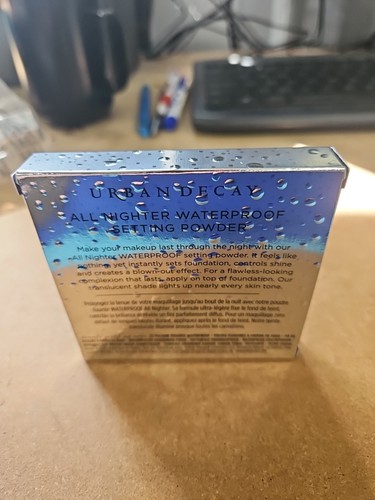 Urban Decay All Nighter Waterproof Setting Powder Translucent .26 oz NIB! - Afbeelding 2 van 3