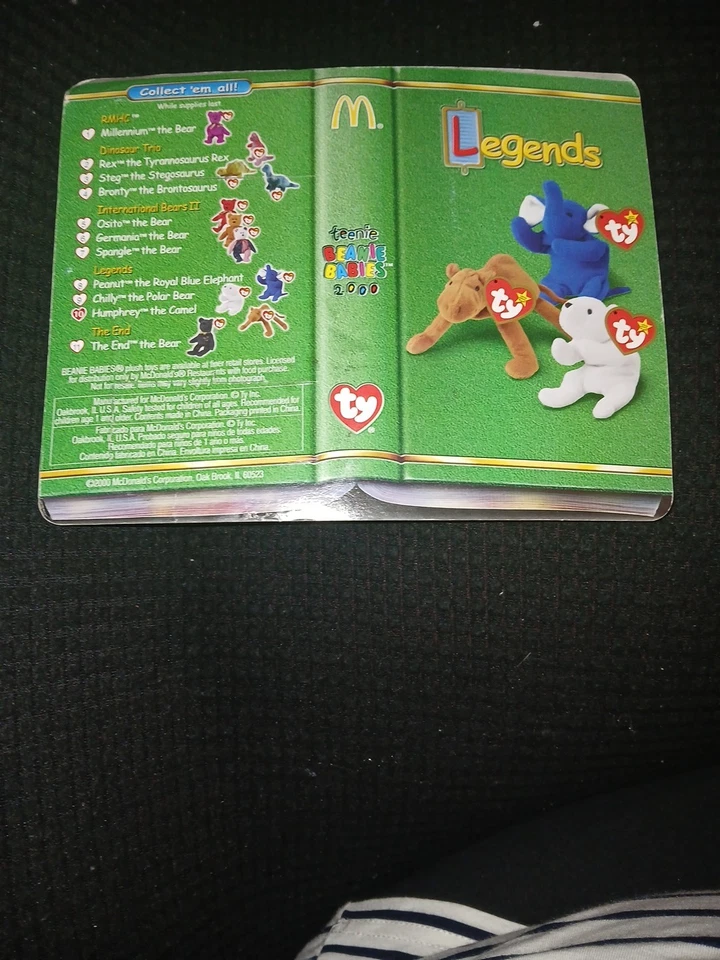 RARE ERROR Humphrey The Camel Ty Teenie Beanie Baby Legend McDonalds - Image 2 of 4