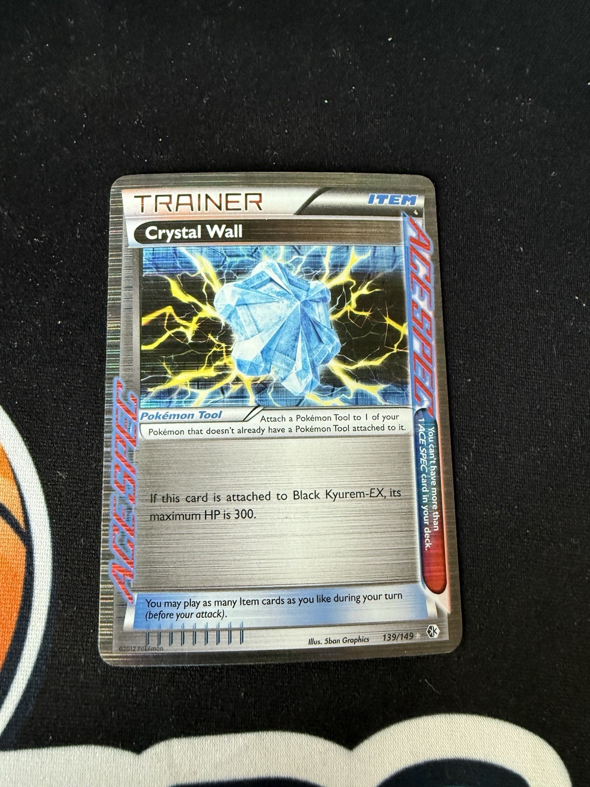Pokemon 2012 Black & White Boundaries Crossed Crystal Wall 139/149