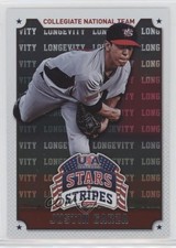 2015 Panini Stars and Stripes Longevity Justin Garza #55 0e3