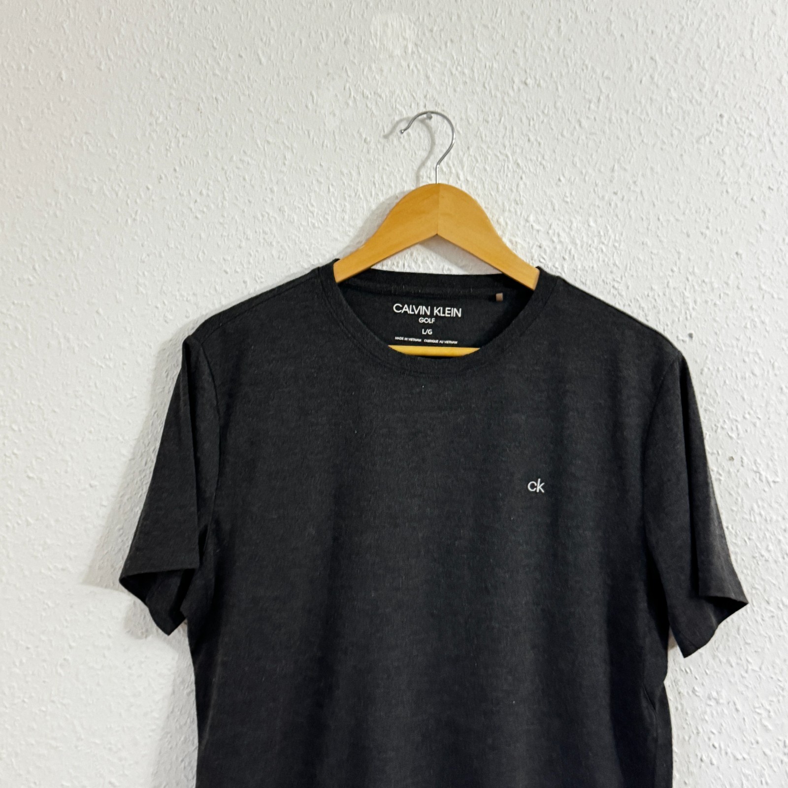 Calvin Klein Golf Men’s Performance T-Shirt - Charcoal Grey - Size Large image 3