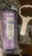 Sediment Water Filtration System with Clear 2.5X 10" Housing  3/4 "Ports,