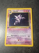 Pokemon Karte Alpollo Holo Fossil 6/62 1.Edition deutsch