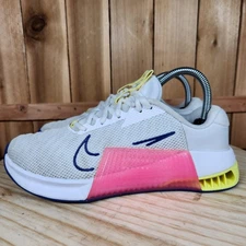 Nike Metcon 9 Shoes Mens Size 6 White Pink Blue Training CrossFit DZ2617-102