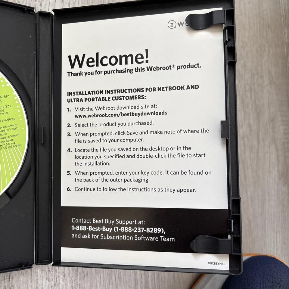 WEBROOT PERSONAL SECURITY PERSONAL EDITION DVD 2011 - Image 3 of 4