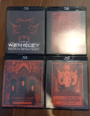 BABYMETAL Blu-ray 4 Titelset LEGEND I,D,Z APOCALYPSE LIVE AT WEMBLEY 2016 JPOP