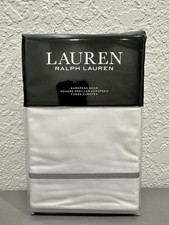 One Lauren Ralph Lauren Spencer Border Sateen European Sham Deep Lavender 26x26