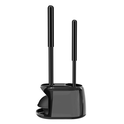 Toilet Brush and Plunger Set, Semi-Hidden Toilet Plungers Heavy Duty Toilet B...