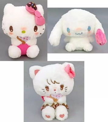 Stuffed toy set of 3 types Donut design BIG stuffed toy 1 ''mikko*Sanrio characte