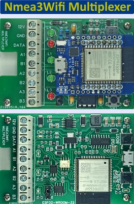 NMEA3WIFI - MULTIPLEXEUR NMEA 0183 VERS WIFI ET SUPPORT SEATALK BIDIRECTIONNEL - Photo 1/4