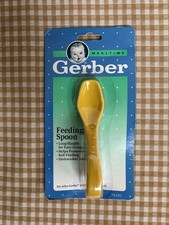 Vintage Gerber Feeding Spoon Loop Handle Sealed