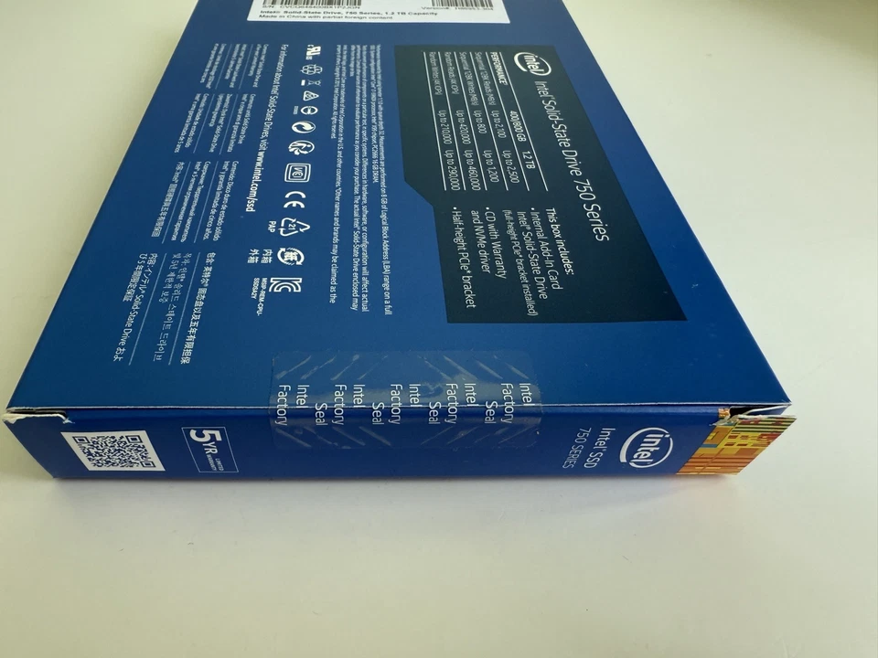 INTEL 750 Series 1.2TB PCIe 3.0 SSD NVME SSDPEDMW012T4X1 Boxed Brand NEW - Image 4 of 4