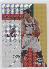 2019 Mosaic International Men of Mastery Silver Prizm Arvydas Sabonis #8 HOF 9ih