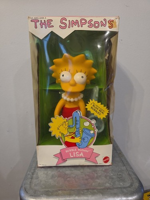#ad #ad The Simpsons quot;Bubble Blowin#x27; Lisaquot; Doll by Mattel 1990 Vintage NIB $80.00