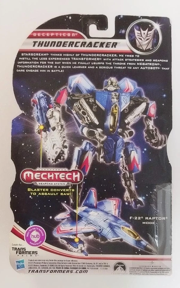Figurine Transformers Dark of the Moon Thundercracker Decepticon non ouverte - Photo 2/4