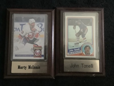 NYI Marty McInnis and John Tonelli Plaque New York Islanders