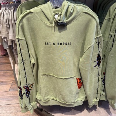 2026 Disney Parks Oogie Boogie Green Hoodie ''Lets Boogie'' Adult Sizes NWT!