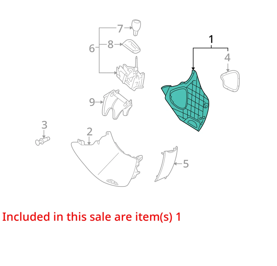 Pontiac Chevrolet Torrent Equinox 2007-2008 panel ASM F/FLR FRT CNSL S 15941640 Foto 2 de 3