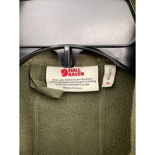 FjallRaven Women's Medium Green Stina Fleece Jacket Full Zip Outdoor O6-2 - Picture 6 of 10