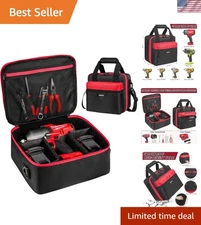 Ergonomic Heavy-Duty Bag for Milwaukee & DeWalt Impact Wrench Kits - Organizer