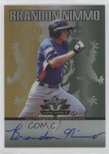 2011 Leaf Valiant Blue /99 Brandon Nimmo #VA-BN1 Auto 14ty