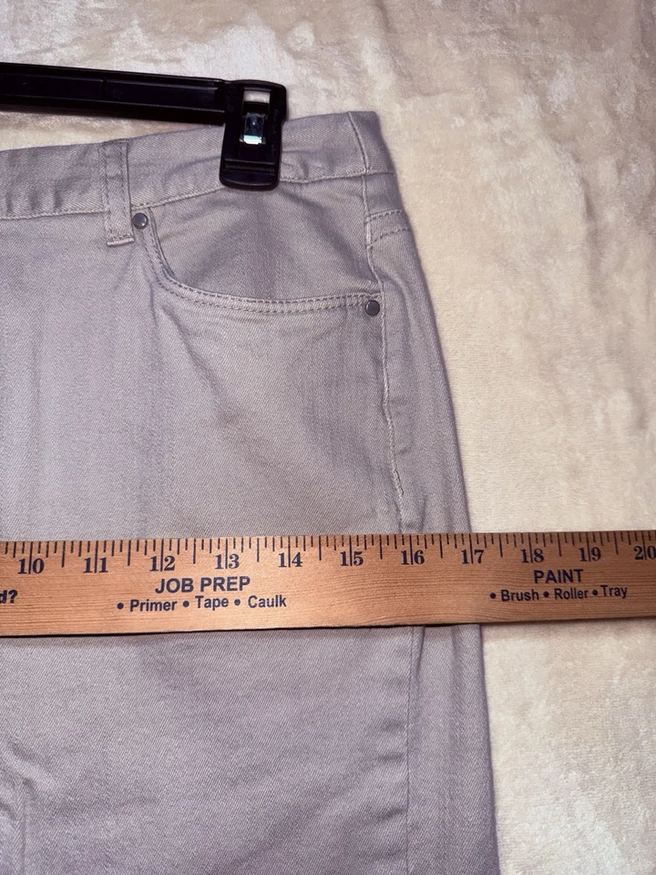 Willi Smith Beige Denim Skirt Knee Length Size 2 - Image 4 of 4