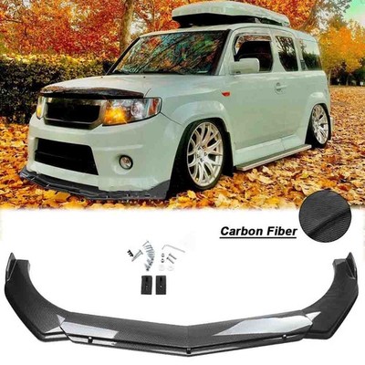 For Honda Element SUV Front Bumper Lip Body Kit Spoiler Splitter Carbon Fiber