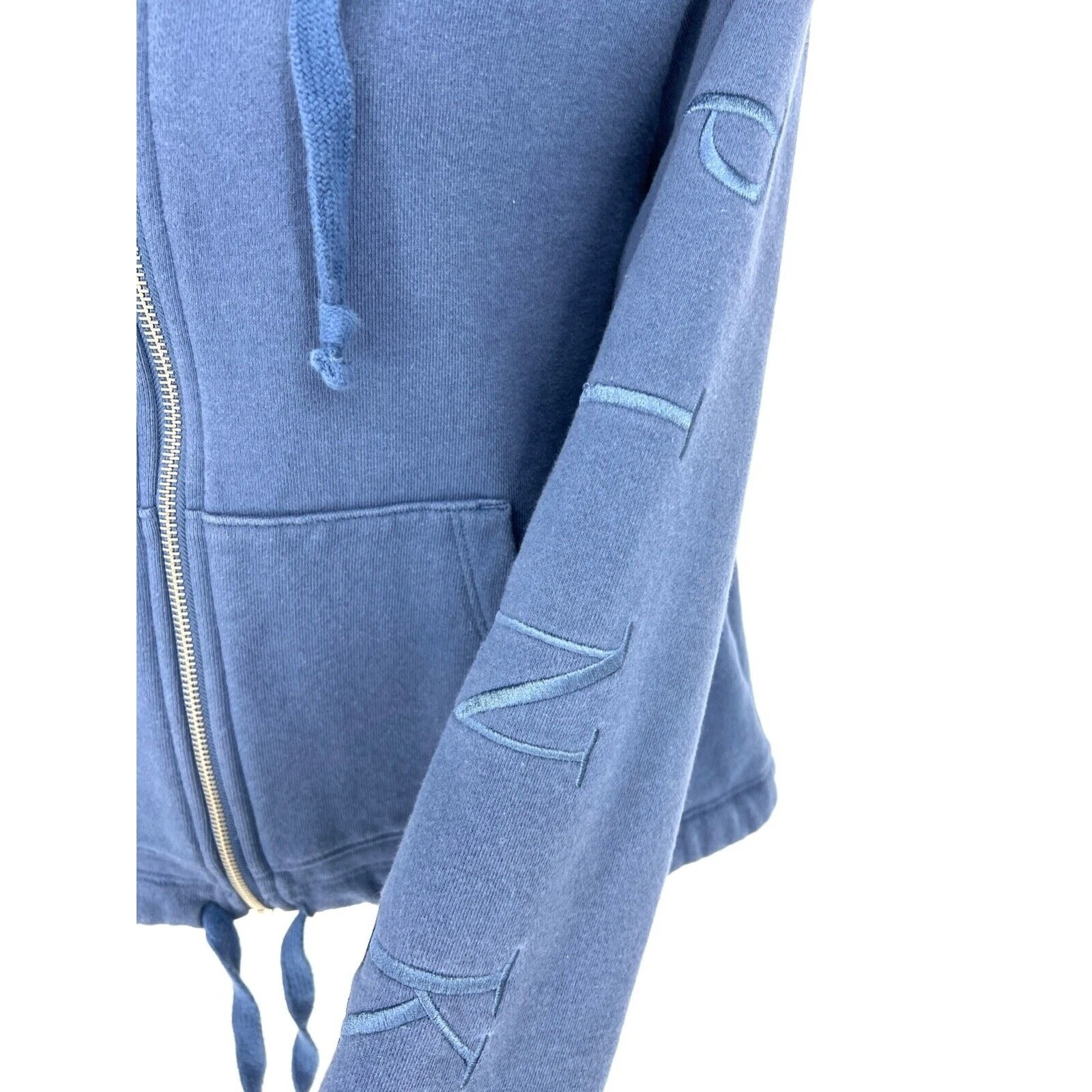 UNDERCOVER Felpa con cappuccio Victoria's Secret ROSA foderata in pelliccia sintetica logo XS