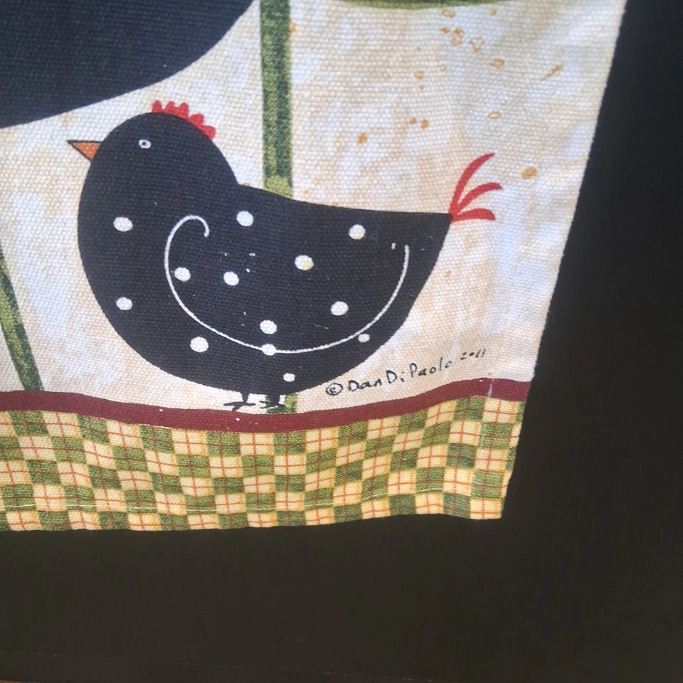 Delantal para hornear Kay Dee Designs Farmhouse con estampado de pollo de gallo de bolsillo 2011 Foto 4 de 4