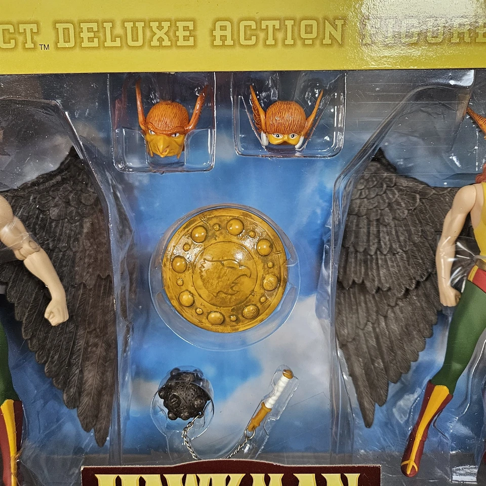 Juego de figuras de acción de Hawkman y Hawkgirl de la Edad de Plata de DC Direct 2000 DC Comics Foto 3 de 4