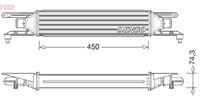 Denso LadeluftküHler Aluminium FüR Fiat Punto Evo 199_ 1.3 D Multijet
