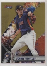 2019 Bowman's Best Top Prospects Gold Refractor 18/50 Forrest Whitley 04lr